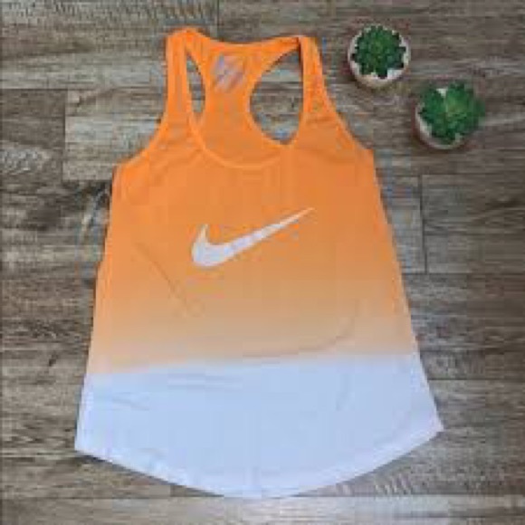 Nike Tops - Medium Orange Ombré Nike Tank